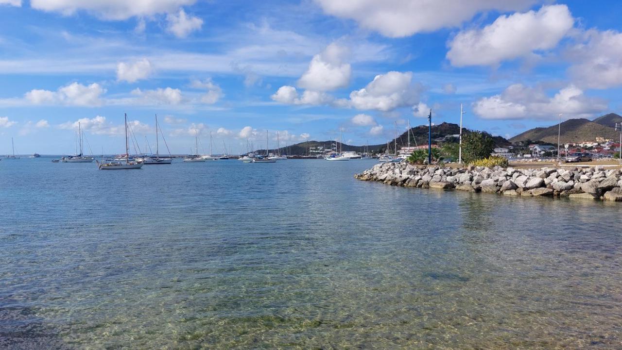 Appartement Pieds Dans L'Eau Vue Mer Acces Plage Et Piscine Marigot  Exterior foto